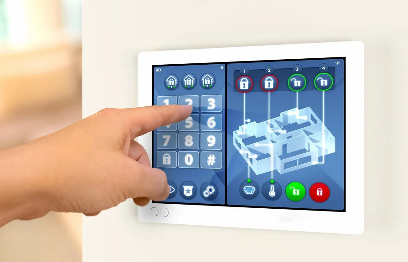 Panel de alarma de seguridad inteligente