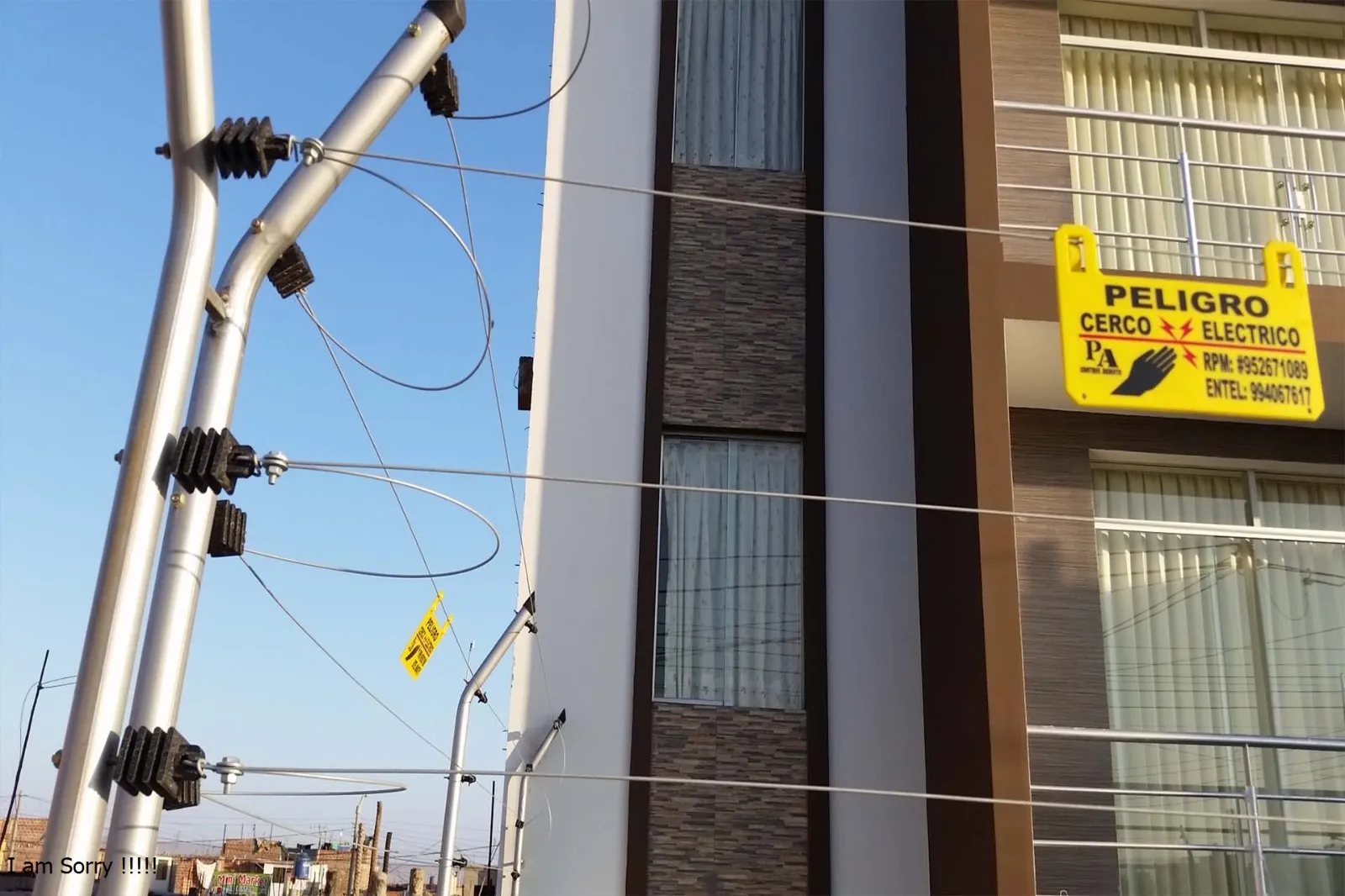 Cerco eléctrico de seguridad perimetral